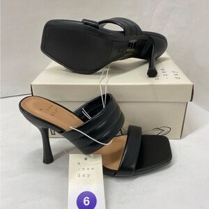 A New Day Black Women's Heeled Sandals